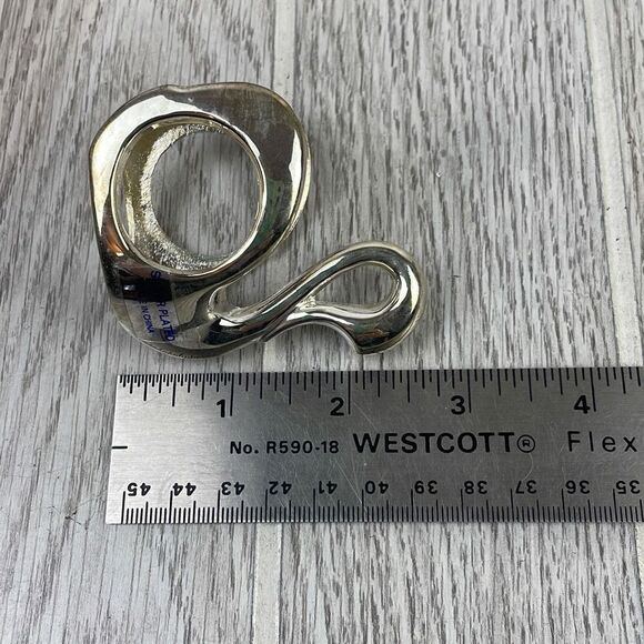 International Silver Company Vintage Swan Napkin Ring Silver Plated Set of 2 - Picture 6 of 6